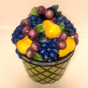 Mikasa Garden Harvest Cookie Jar